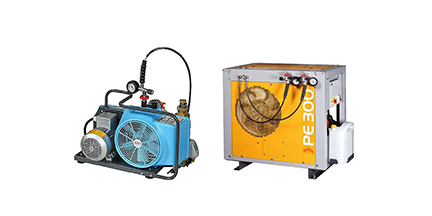 Breathing air compressors